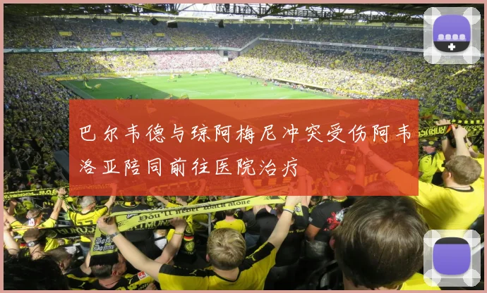 巴尔韦德与琼阿梅尼冲突受伤阿韦洛亚陪同前往医院治疗